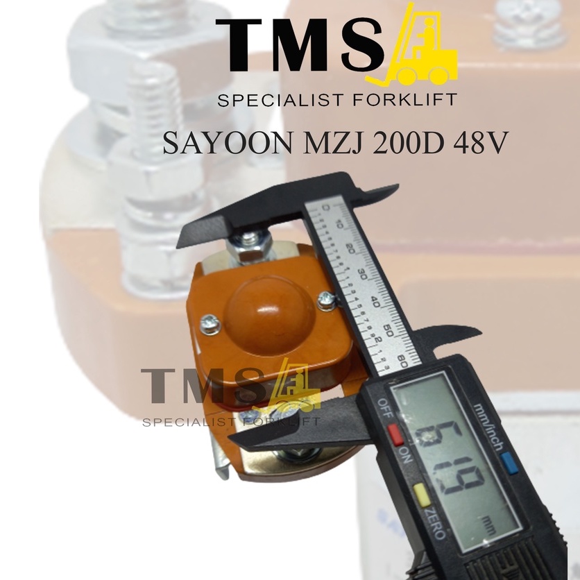 Sayoon Contactor SJZ MZJ 200D 200A 48V For Forklift Electric Selenoid - Gambar 2
