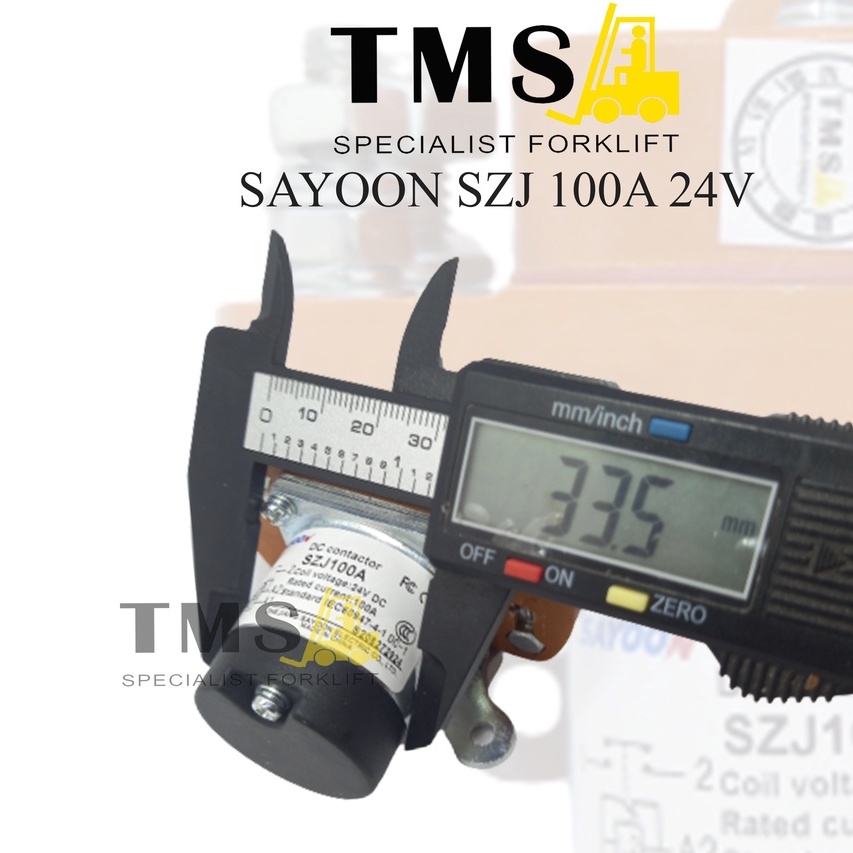 Sayoon Contactor SZJ100A MJZ100A 24V NO SZJ ZJ Forklfit Kontaktor - Gambar 3