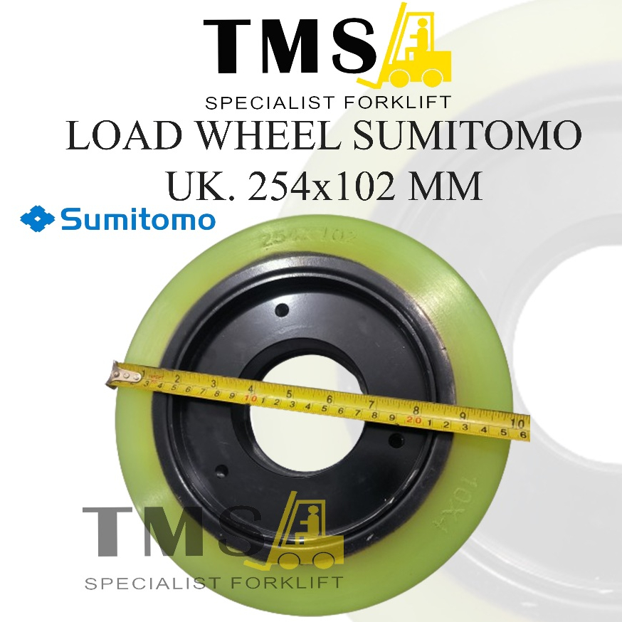 Roda Load Depan Wheel Sumitomo 8FBR18 254x102 Reachtruck - Gambar 2