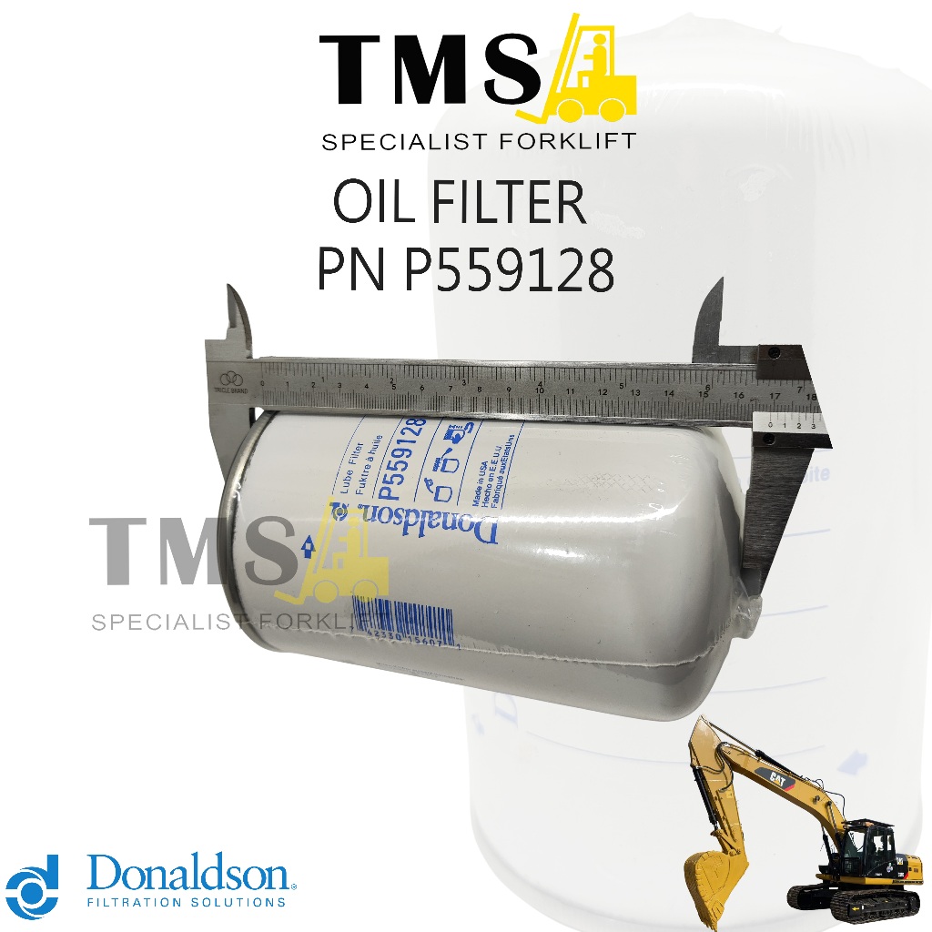 Filter Oli Donaldson P559128 Excavator Heavy Duty - Gambar 4