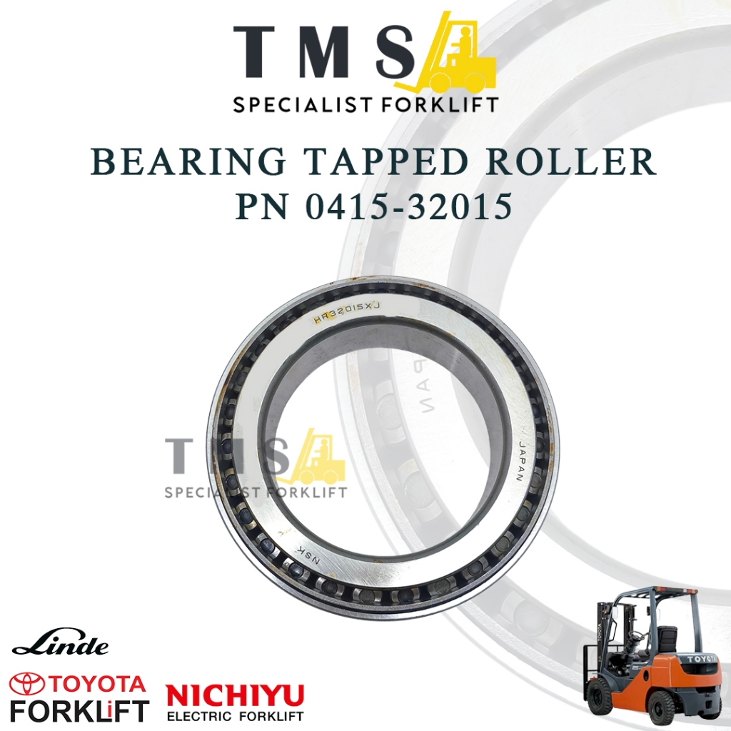 Bearing Tapered Roller Forklift Toyota,Linde,Nichiyu For Part Number 0415-32015 75x115x25 HR32015XJ 75x115x25mm - Gambar 2