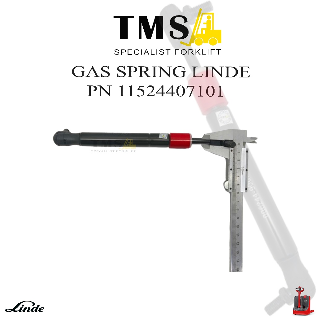 Gas Spring LINDE 11524407101 Forklift Pallet Truck Palet Mover T16 T18 T20 - Gambar 5