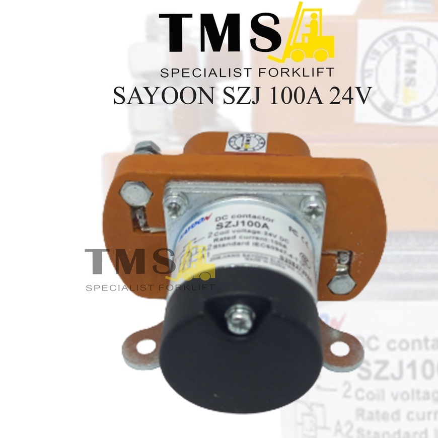 Sayoon Contactor SZJ100A MJZ100A 24V NO SZJ ZJ Forklfit Kontaktor - Gambar 2