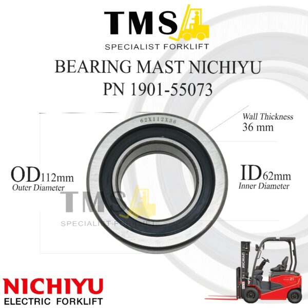 Bearing Mast Nichiyu Counterbalance Nichiyu Part Number 1901-55073