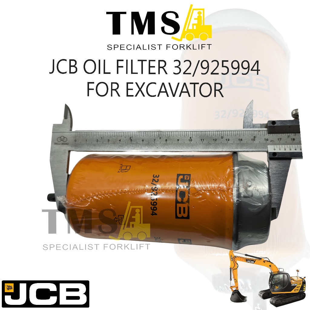 JCB 32/925994 Oil Filter Filter Oli Mesin Excavator JCB JS130 JS160 JS200 JS220 Dieselmax - Gambar 3
