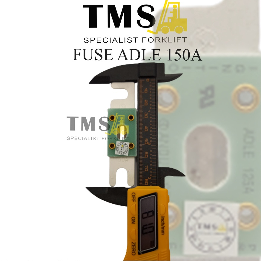Fuse 150A Forklift Adle 32V-125V Glass Copper Laminated Sekring DC - Gambar 2