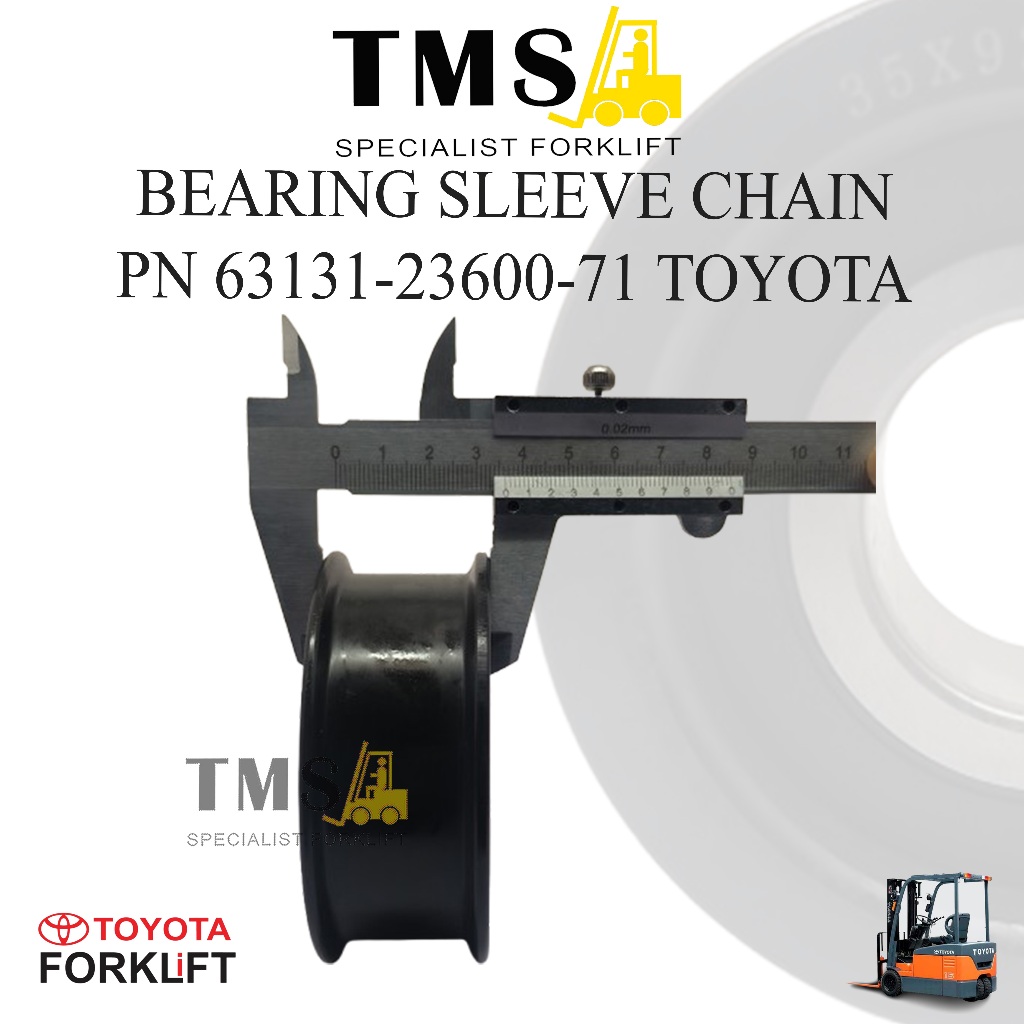 Bearing Sleeve Chain 63131-23600-71 Toyota Forklift 35x92x36 7FD25 Counter Balance Forklift Part - Gambar 4