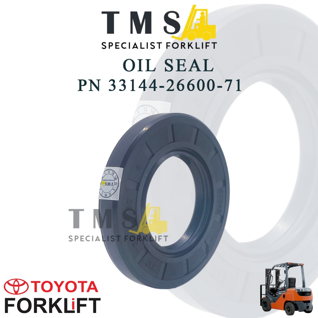 Seal Oil Toyota Forklift Part Number 33144-26600-71 Seal As Roda Depan Forklift - Gambar 2