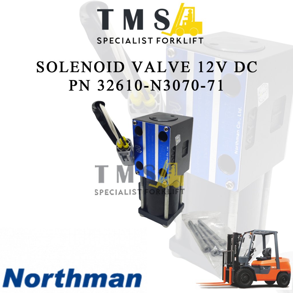 Solenoid Valve Northman 12V PN 32610-N3070-71 Toyota FDZN20 FDZN25 FDZN30