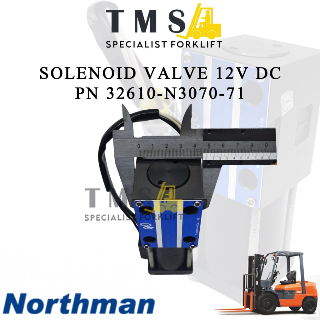 Solenoid Valve Northman 12V PN 32610-N3070-71 Toyota FDZN20 FDZN25 FDZN30