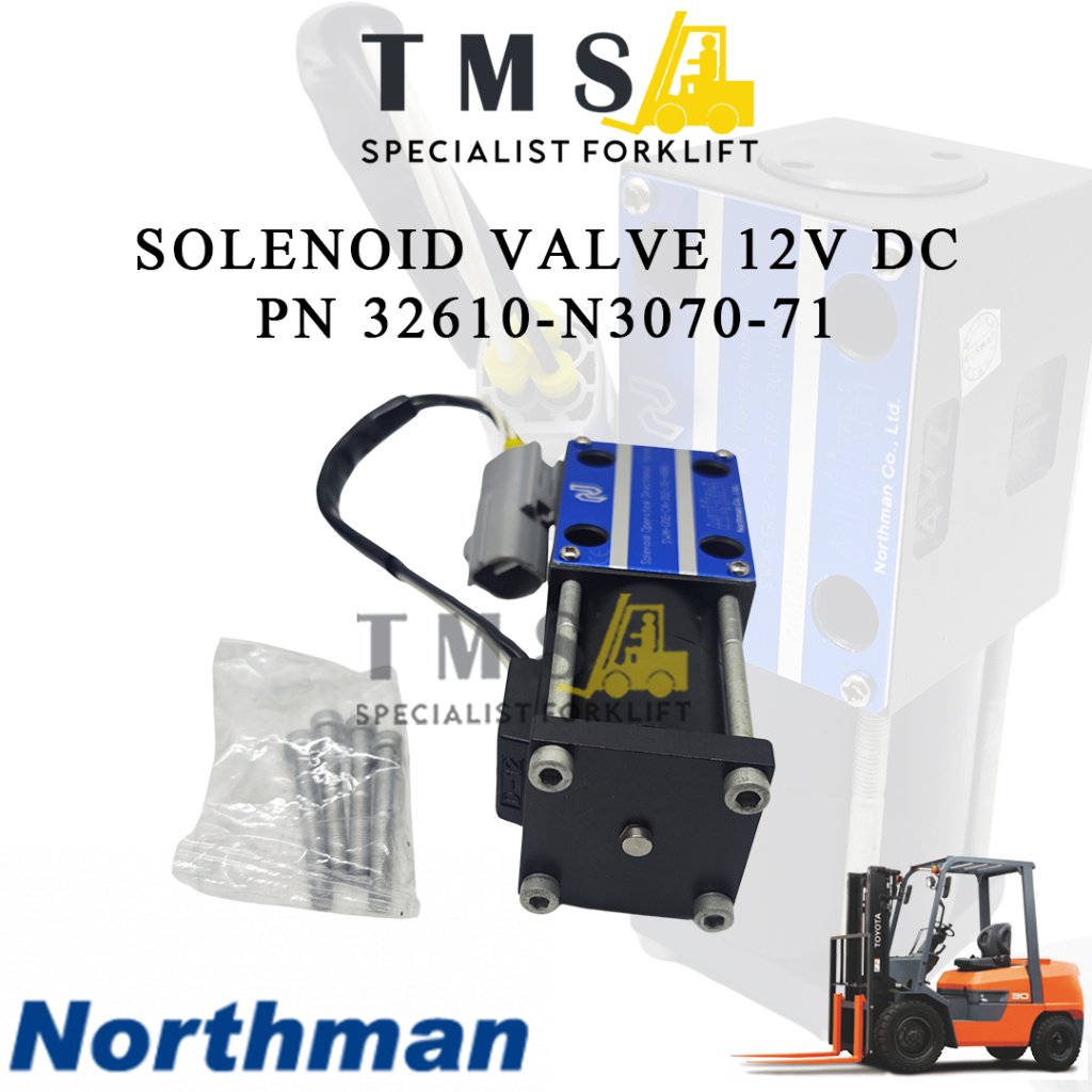 Solenoid Valve Northman 12V PN 32610-N3070-71 Toyota FDZN20 FDZN25 FDZN30