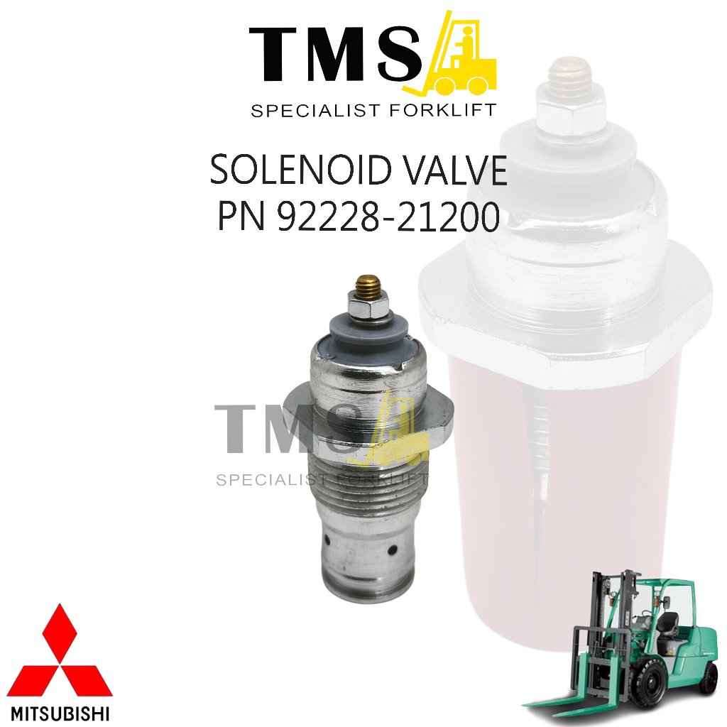 Solenoid Valve PN 92228-21200 Mitsubishi Forklift FD50 FD60 FD100 Solenoid Transmisi
