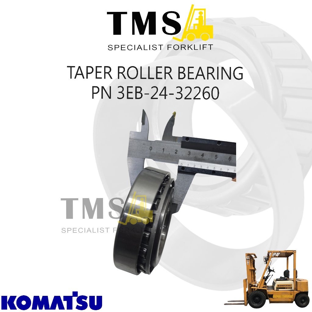 Taper Roller Bearing PN 3EB-24-32260 Komatsu Bearing Steering Axle FD20 FD25 FD30 FD35 Forklift