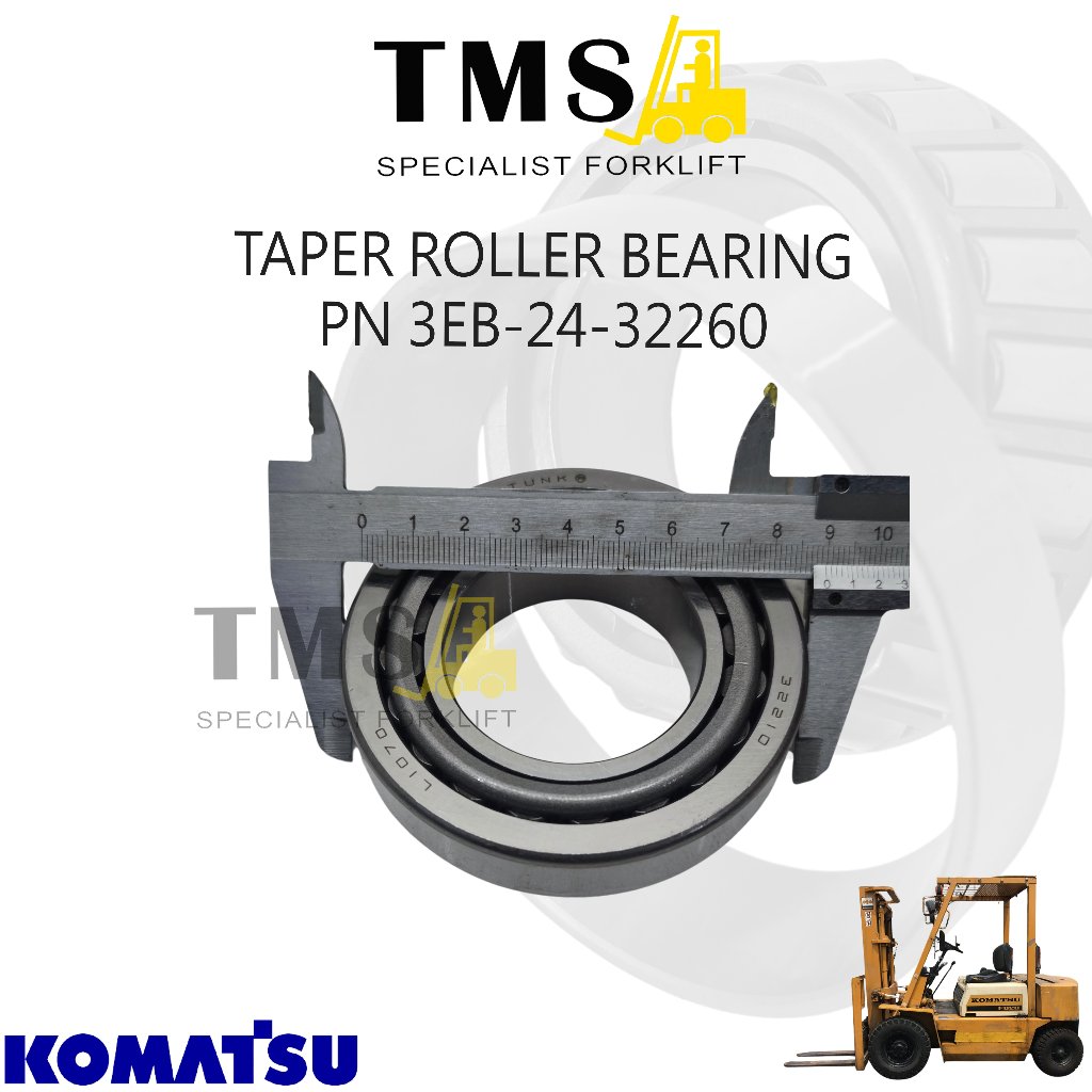 Taper Roller Bearing PN 3EB-24-32260 Komatsu Bearing Steering Axle FD20 FD25 FD30 FD35 Forklift