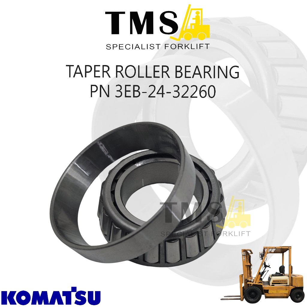 Taper Roller Bearing PN 3EB-24-32260 Komatsu Bearing Steering Axle FD20 FD25 FD30 FD35 Forklift