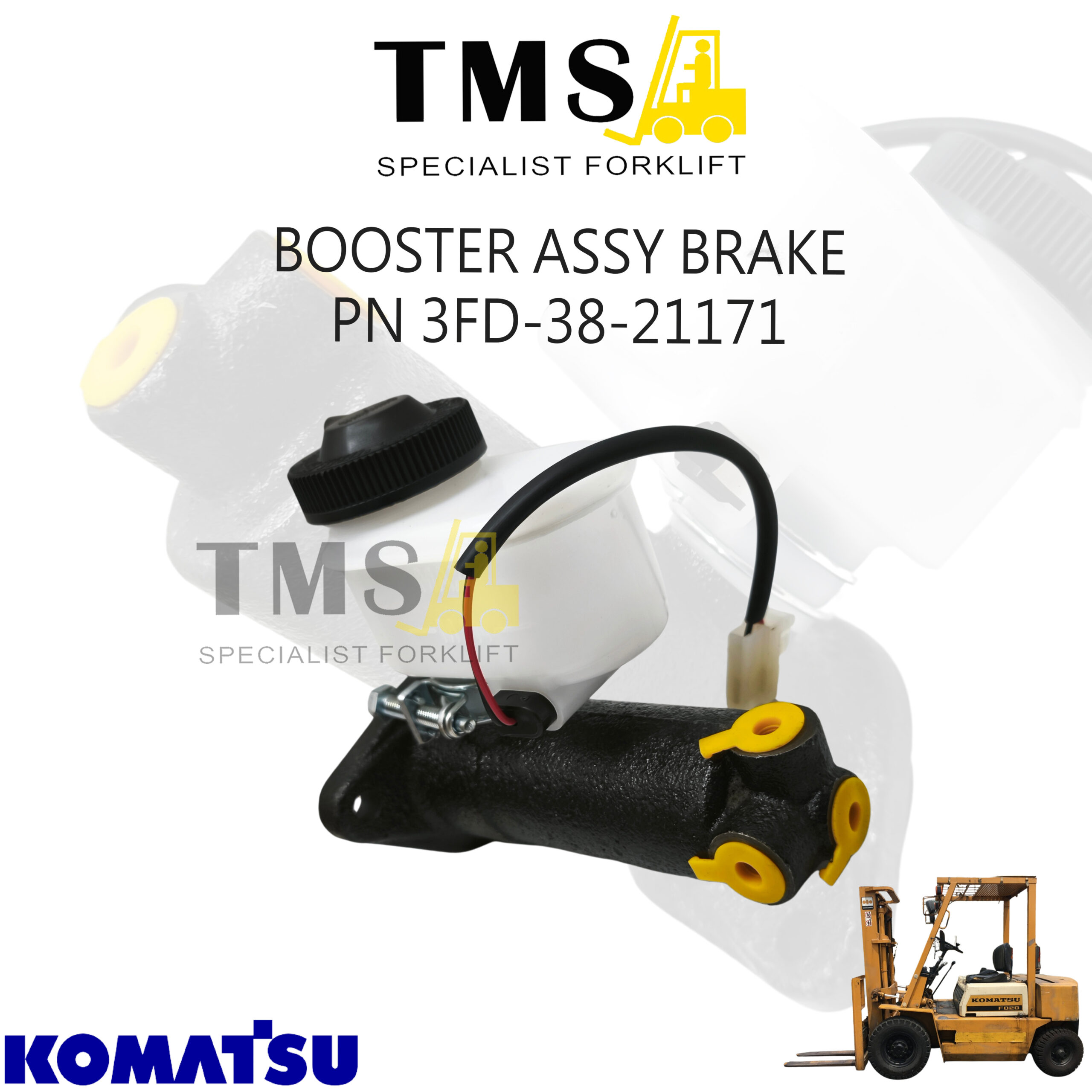 Booster Assy Brake / Brake Master Wheel Cylinder Part Number 3FD-38-21171