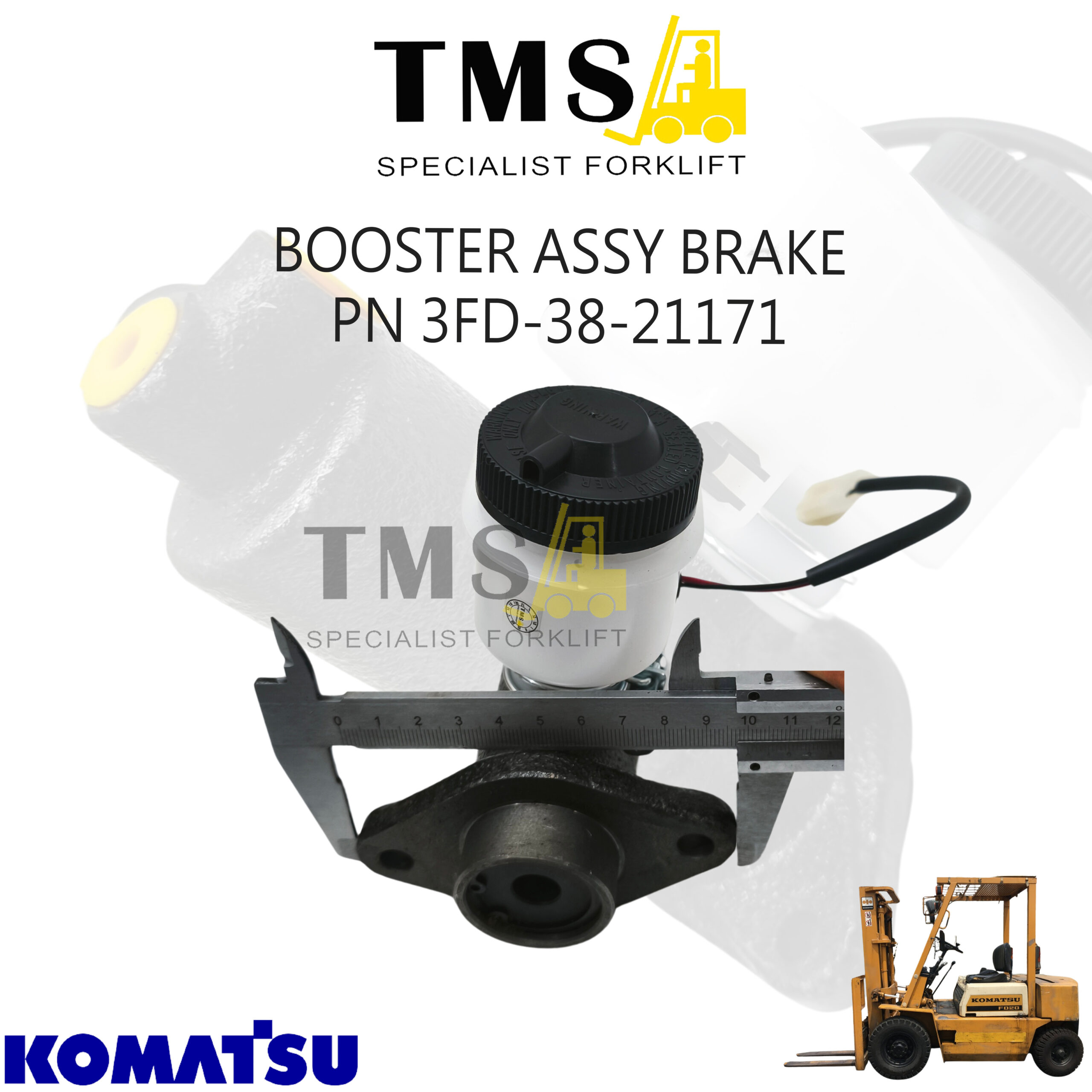 Booster Assy Brake / Brake Master Wheel Cylinder Part Number 3FD-38-21171 - Gambar 2