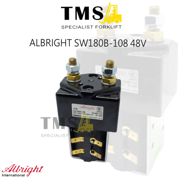 Albright SW180-108 SW180 48V DC Contactor Electric Forklift ReachTruck