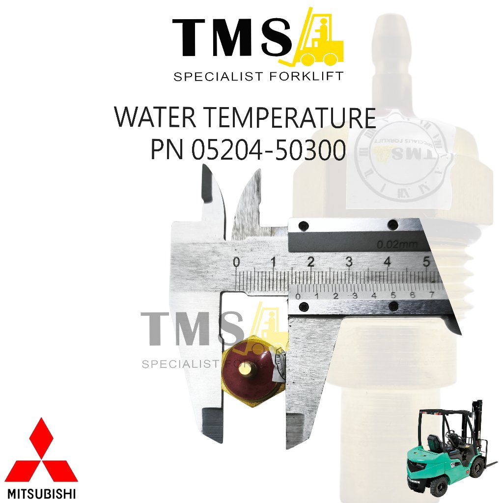 Water Temperature Sender Mitsubishi Forklift S4S 4G64 PN 05204-50300 Sensor Suhu Air