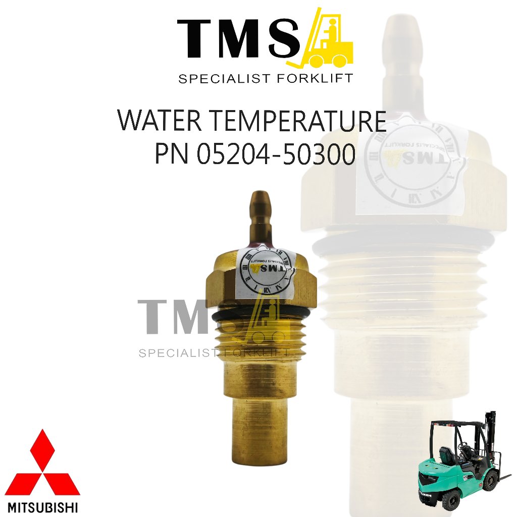 Water Temperature Sender Mitsubishi Forklift S4S 4G64 PN 05204-50300 Sensor Suhu Air