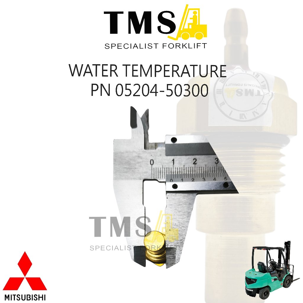 Water Temperature Sender Mitsubishi Forklift S4S 4G64 PN 05204-50300 Sensor Suhu Air