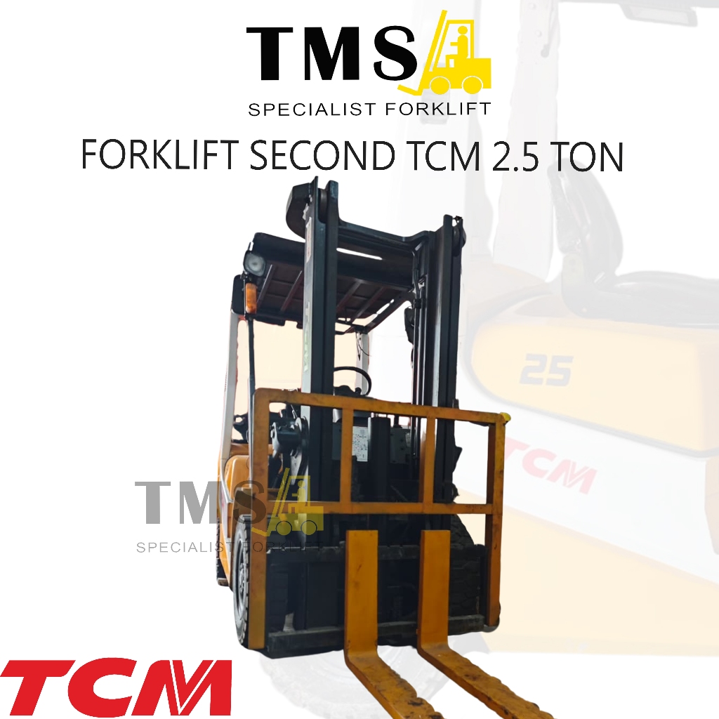 Forklift Second TCM FD25C6 2.5 Ton Engine C240 | Mast 3 Meter | Siap Kerja
