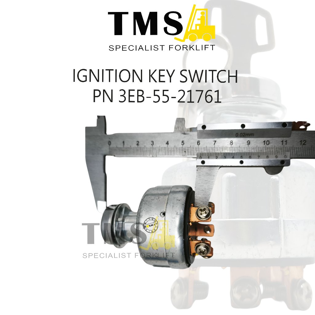 Ignition Switch Forklift PN 3EB-55-21761 Kunci Kontak Forklift Starter Switch