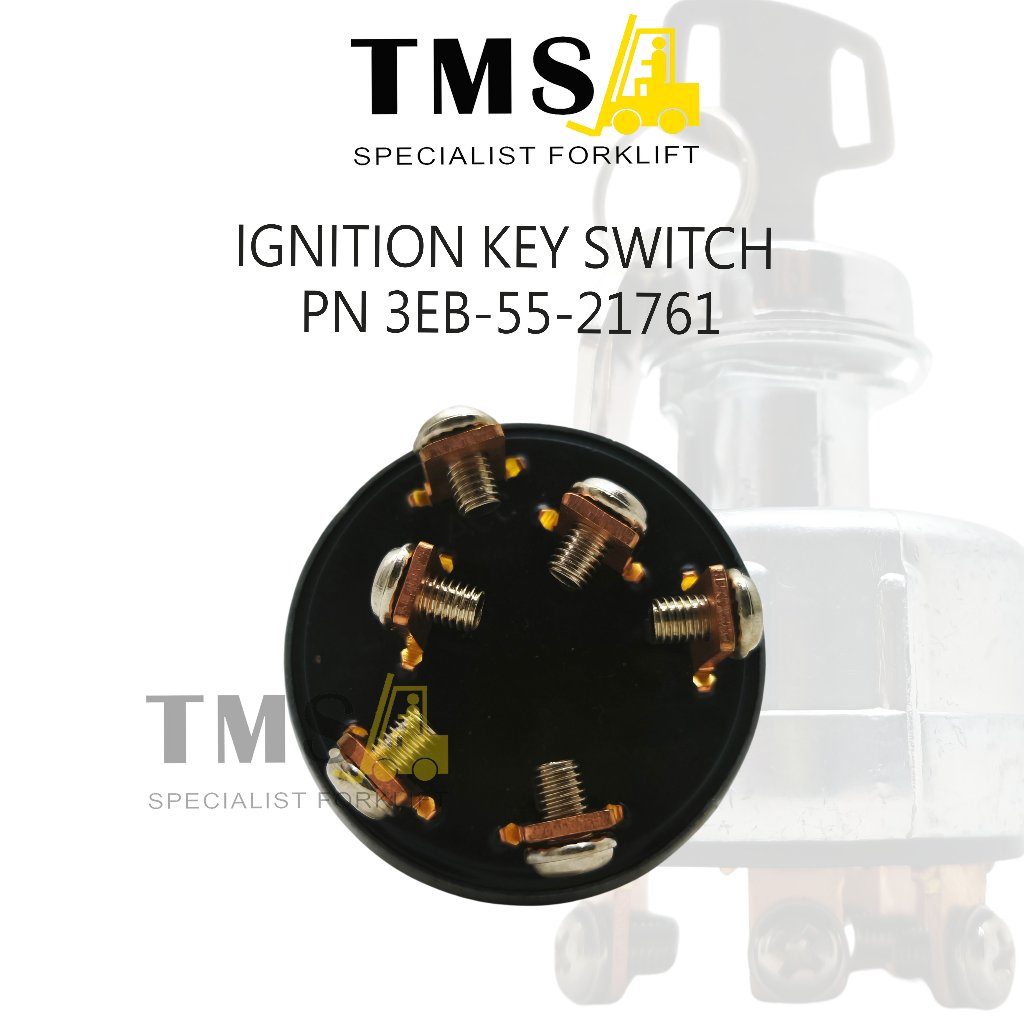 Ignition Switch Forklift PN 3EB-55-21761 Kunci Kontak Forklift Starter Switch