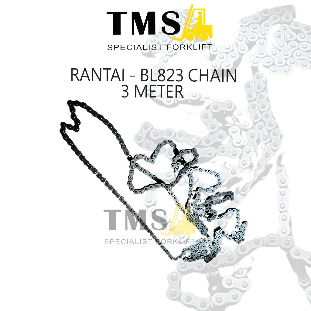 Rantai Forklift BL823 Leaf Chain 1 Inch 2x3 Heavy Duty Rantai Angkat Mast Forklift