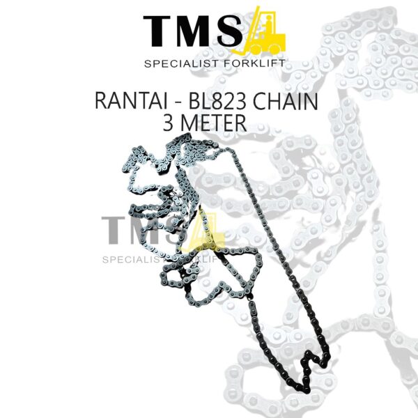 Rantai Forklift BL823 Leaf Chain 1 Inch 2x3 Heavy Duty Rantai Angkat Mast Forklift